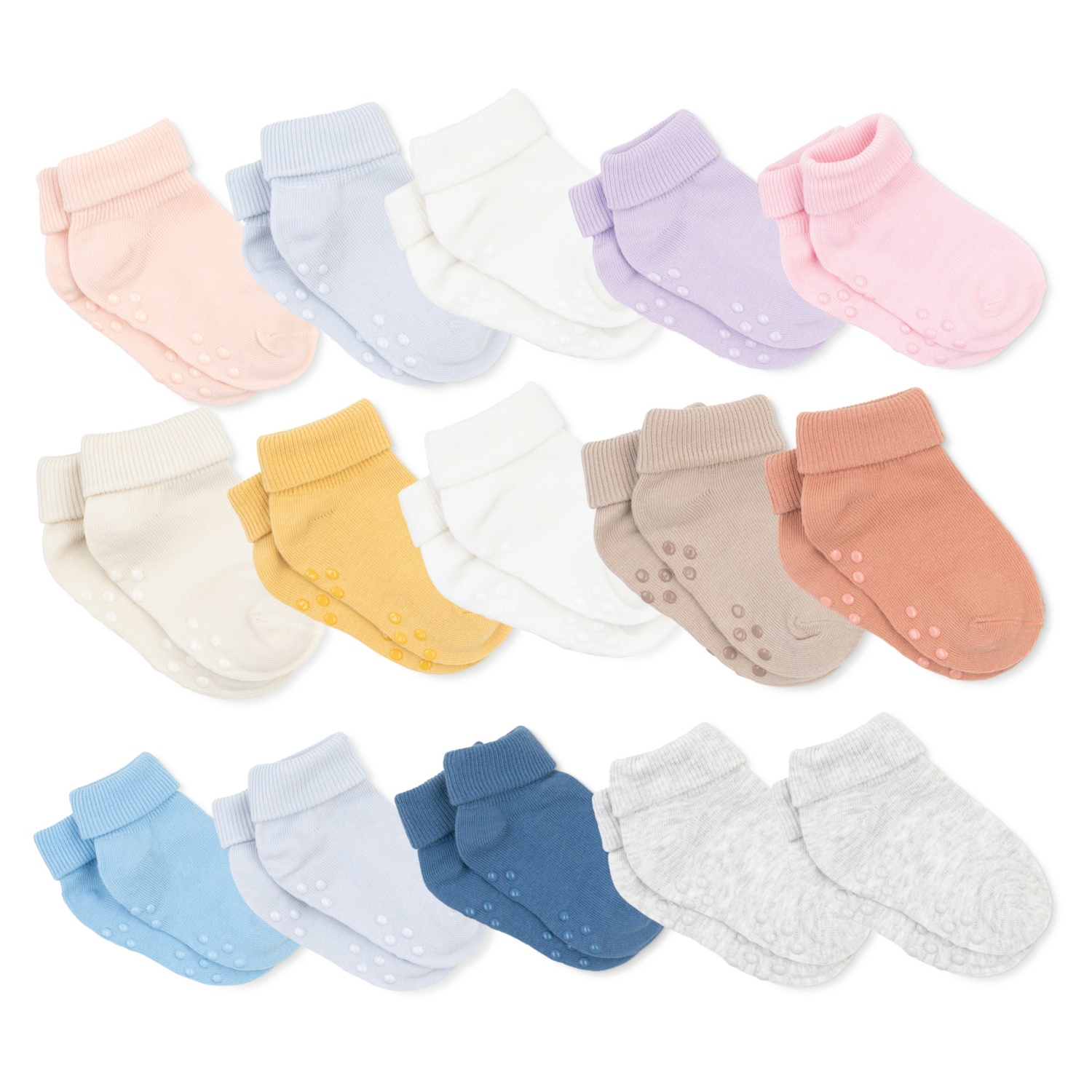 LILY & DAN Calzini per neonati, 5 pezzi