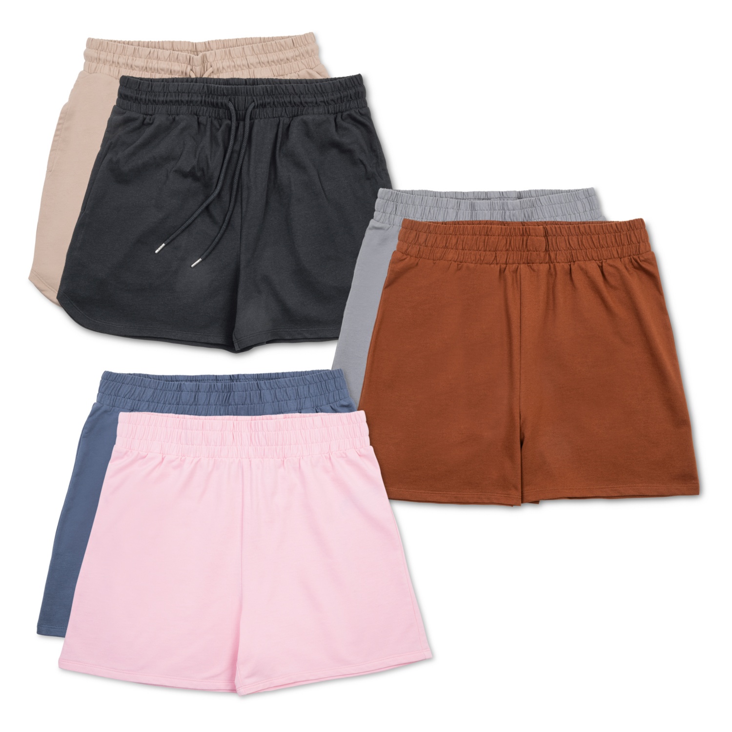 UP 2 FASHION BASICS Pantaloncini da donna, 2 pezzi