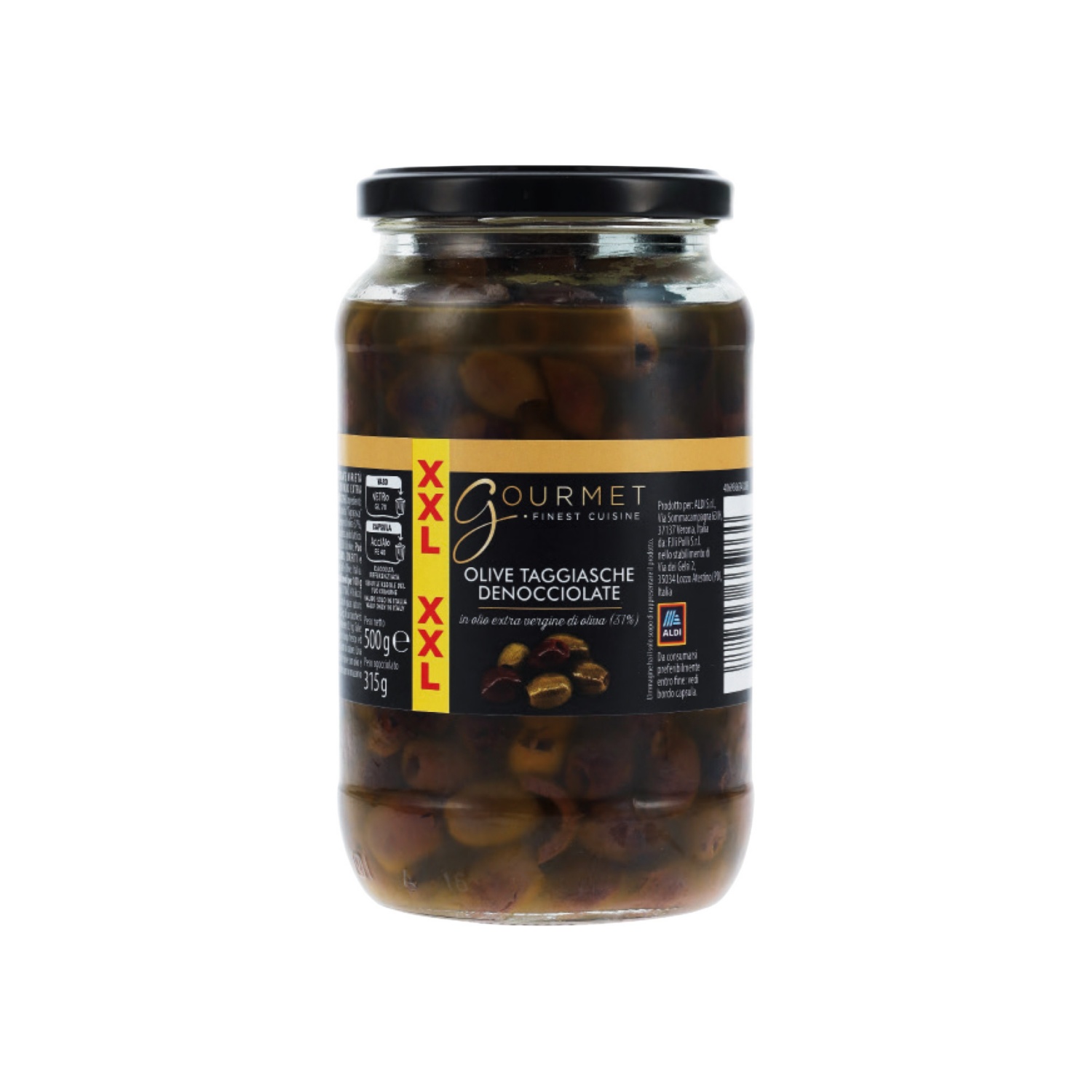GOURMET Olive taggiasche in olio evo XXL
