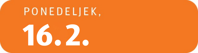 Posebna ponudba od 16. 2.