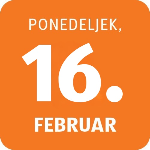 Posebna ponudba od 16. 2.
