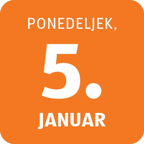 Posebna ponudba od 5. 1.