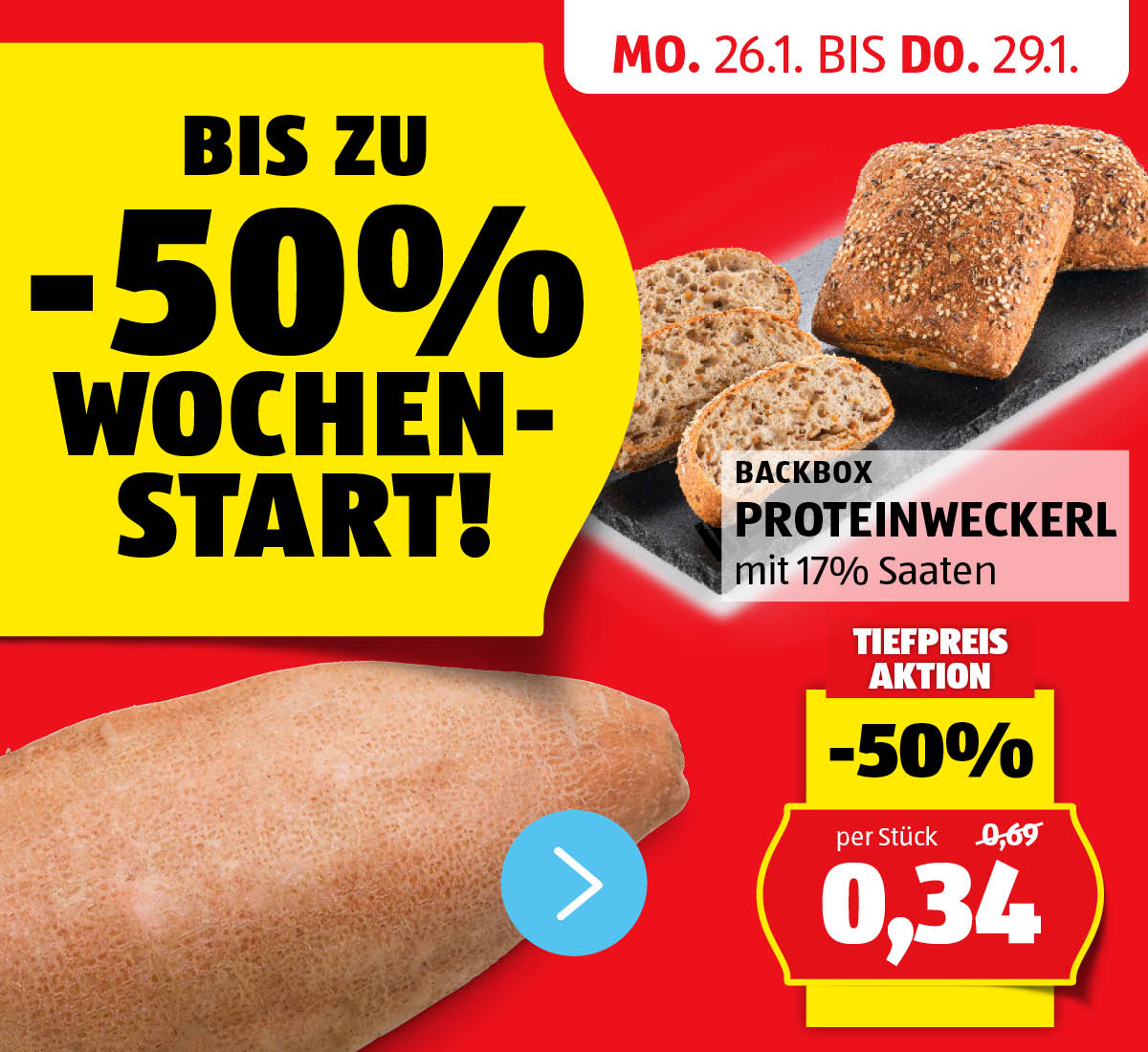 Aktionen: HOFER Wochenstart! - Angebote von 26.1. bis 29.1.