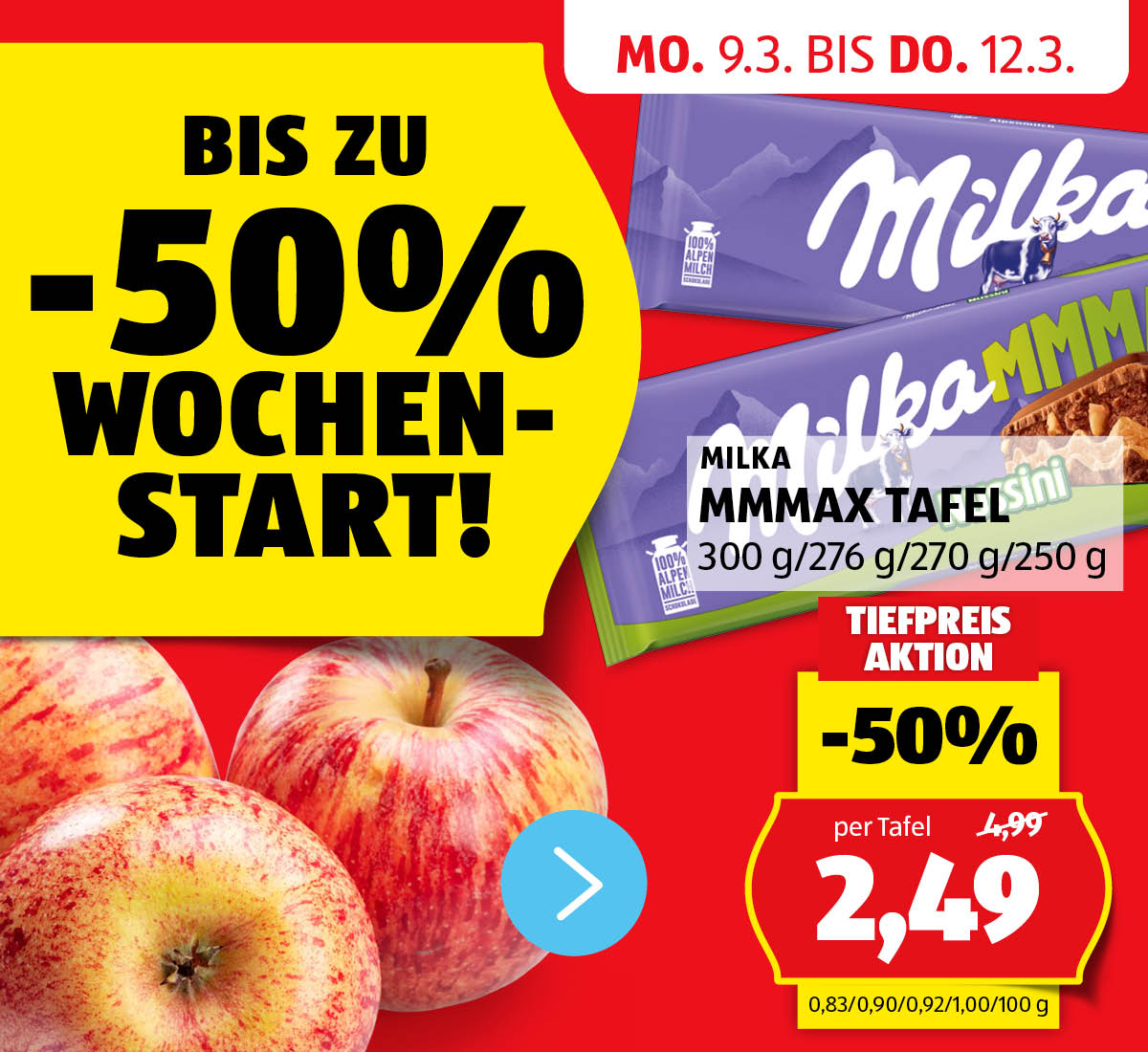 Aktionen: HOFER Wochenstart! – Angebote von 9.3. bis 12.3.