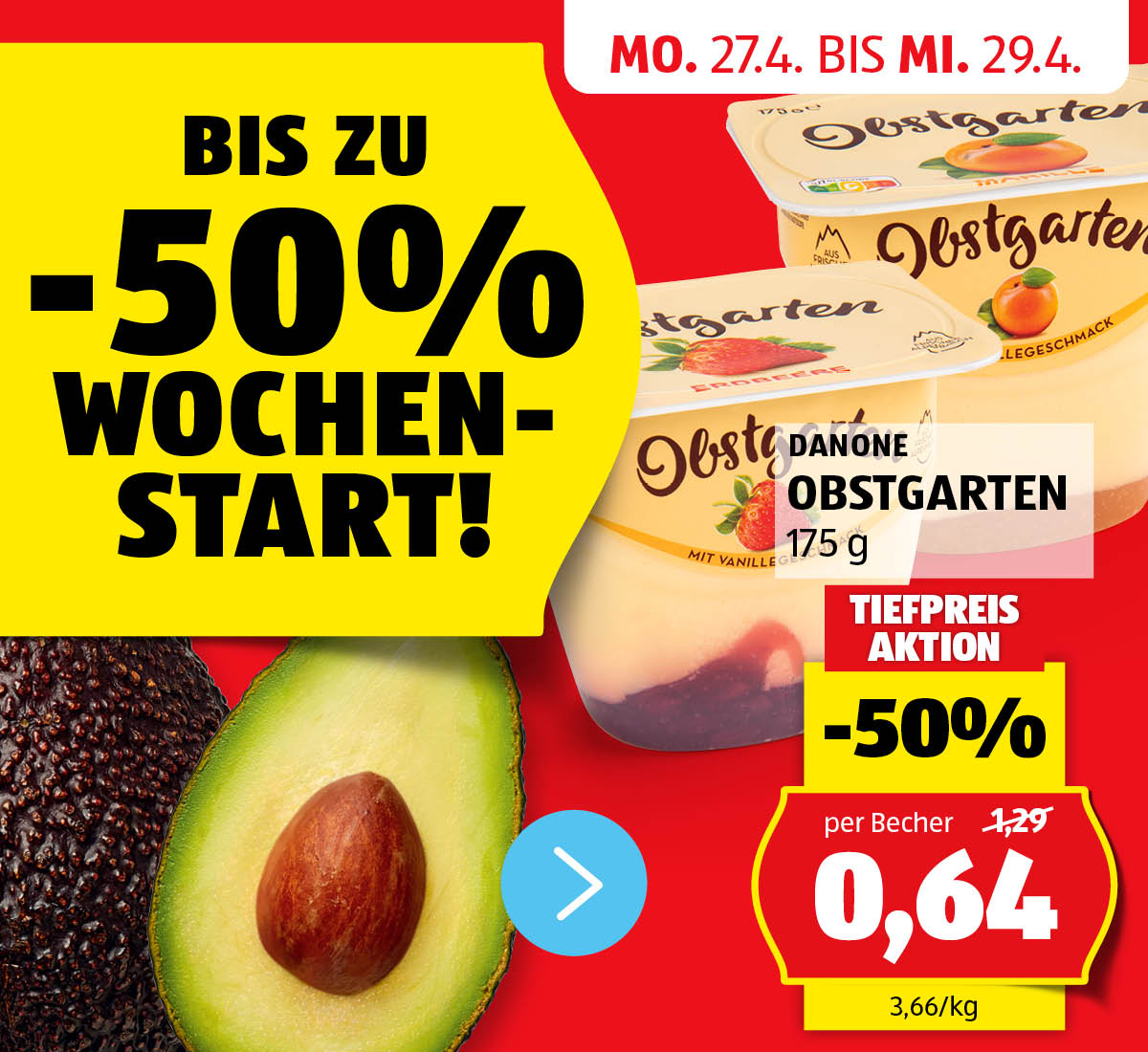 Aktionen: HOFER Wochenstart! – Angebote von 27.4. bis 29.4.