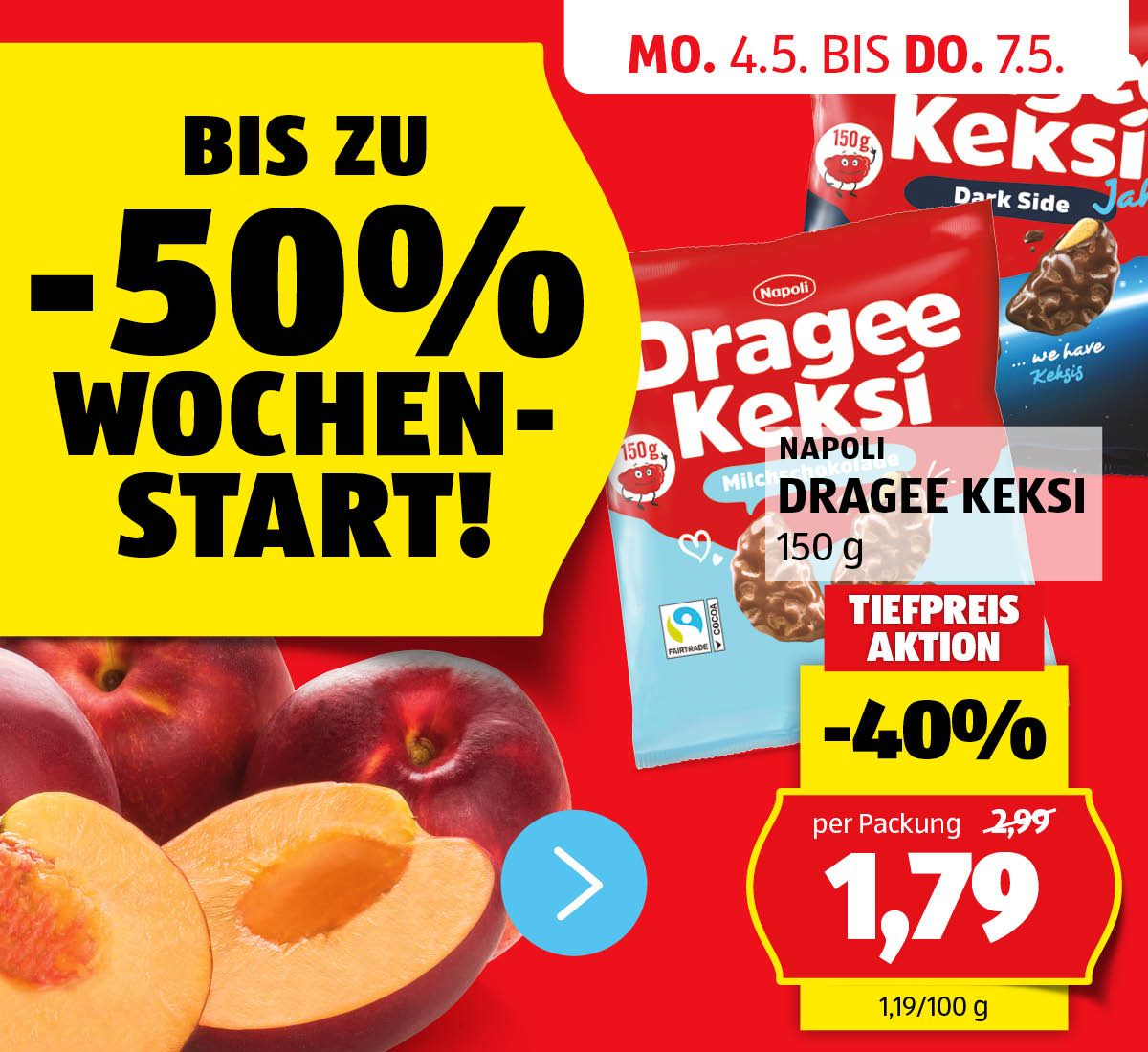 Aktionen: HOFER Wochenstart! – Angebote von 4.5. bis 7.5.