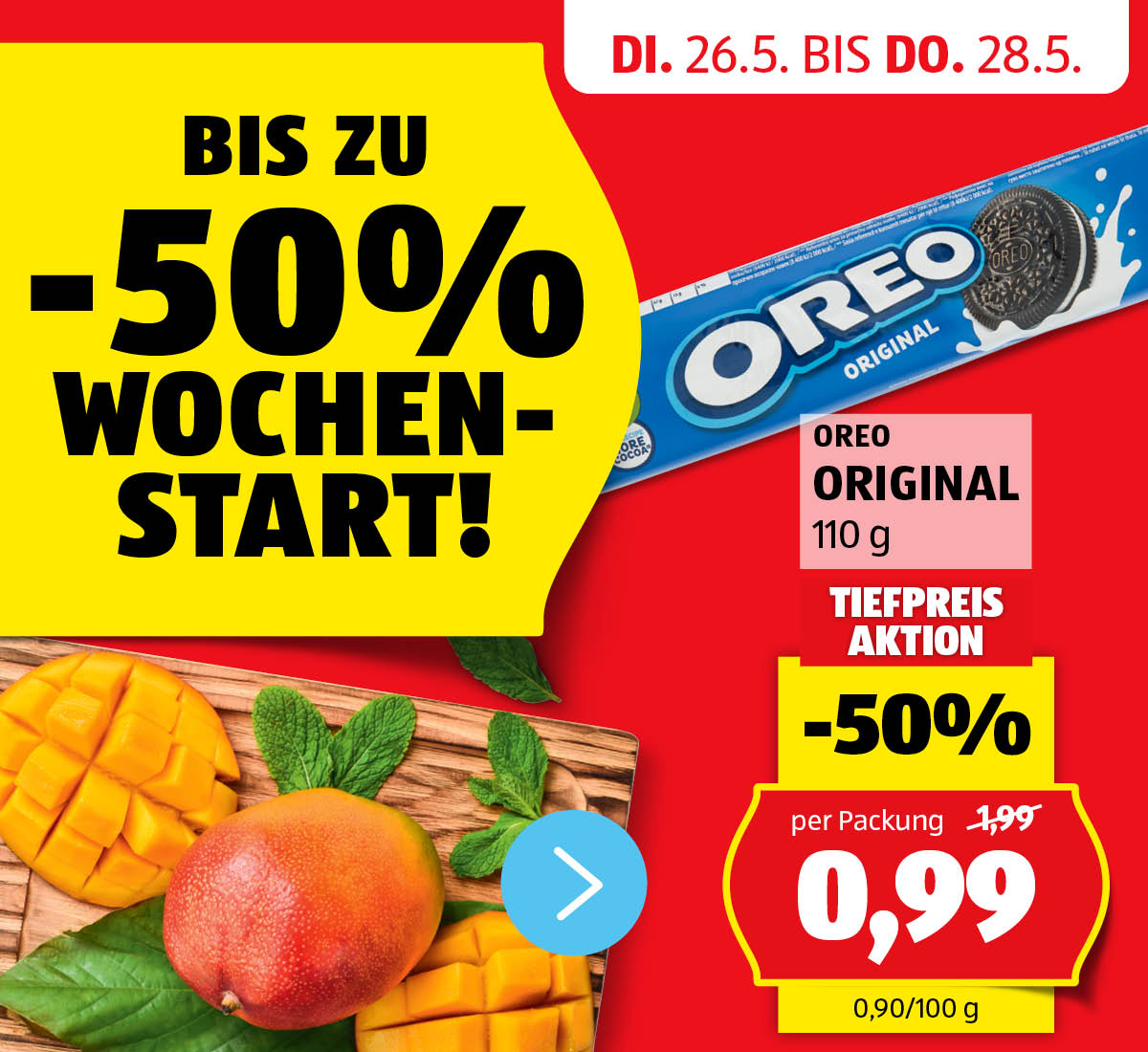 Aktionen: HOFER Wochenstart! – Angebote von 26.5. bis 28.5.