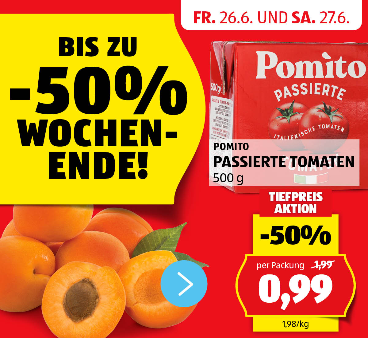 Aktionen: HOFER Wochenende! – Angebote von 26.6. bis 27.6.