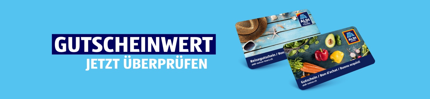 ALDI SUISSE – Gutscheinabfrage