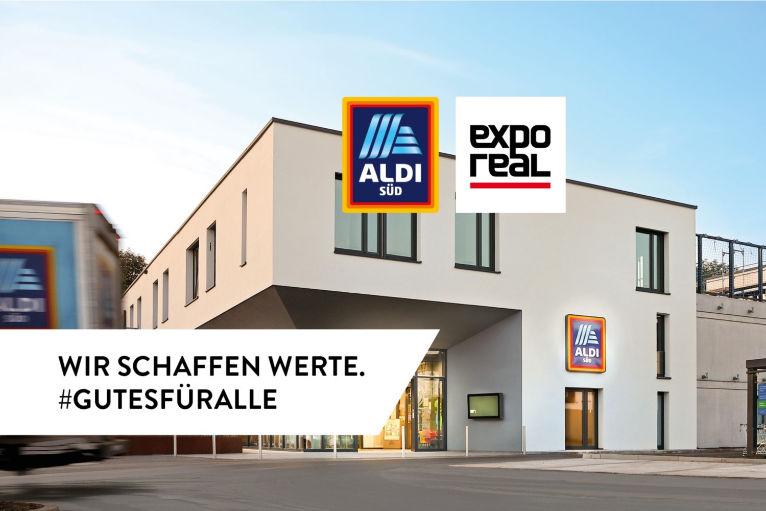 ALDI SÜD ist vom 6. bis 8. Oktober auf der Expo Real zu Besuch