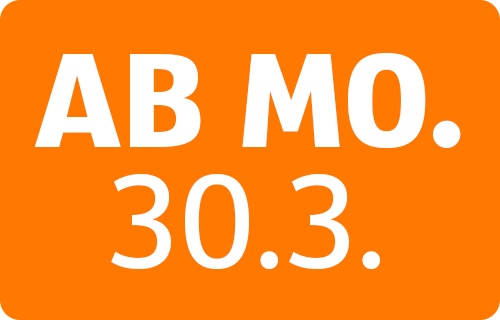 Traumhafte Angebote – ab 30.3.