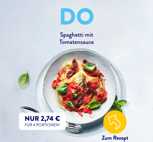 Zum Rezept Spaghetti mit Tomatensauce