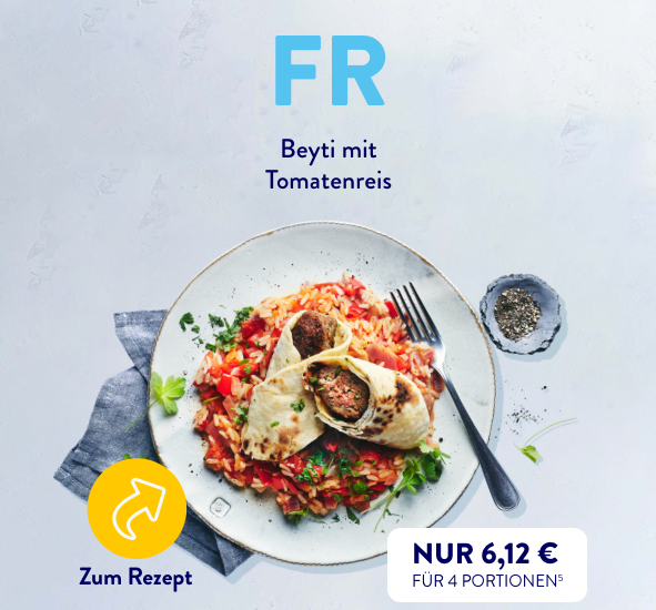 Zum Rezept Beyti mit Tomatenreis