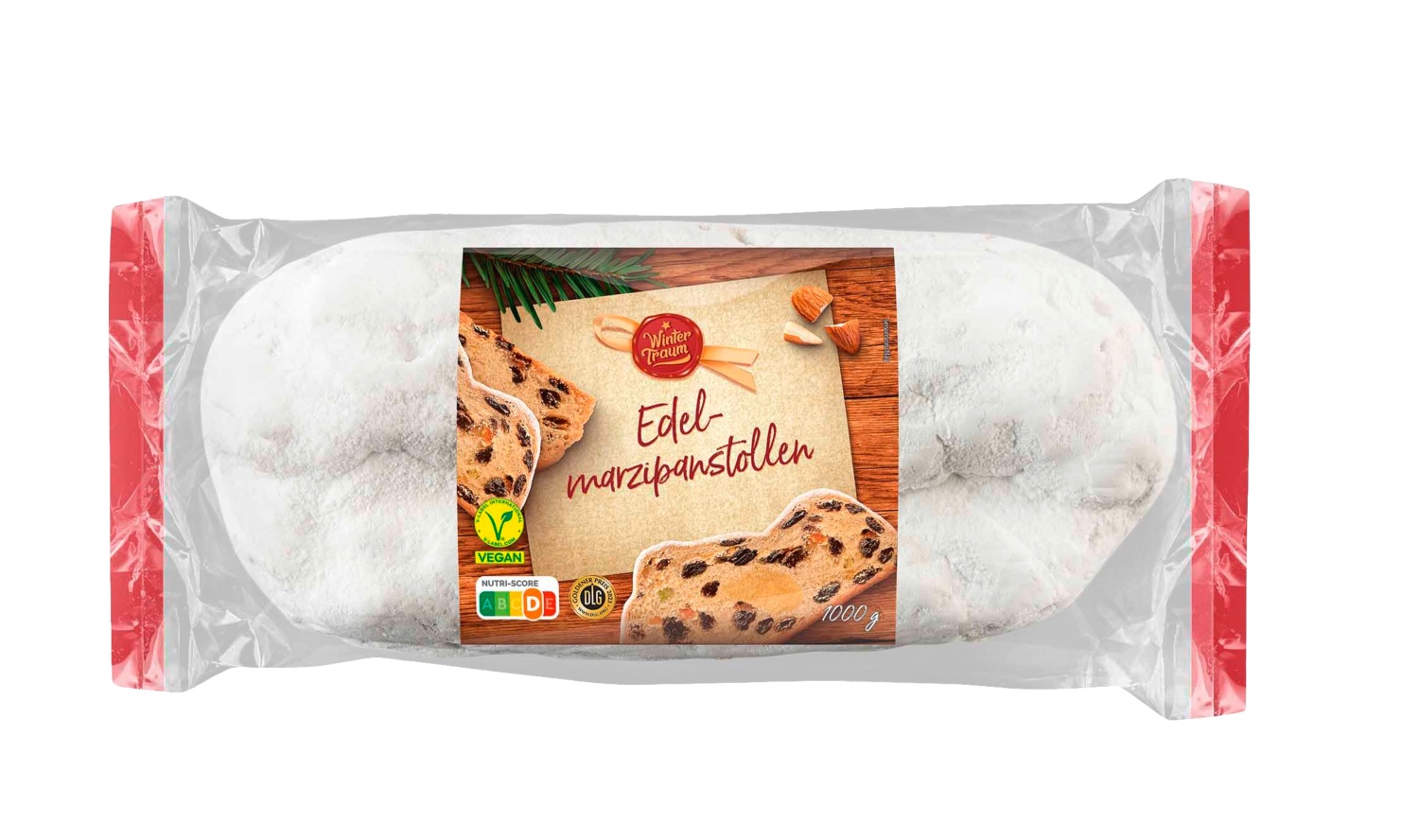 Wintertraum Edelmarzipanstollen 1000 g