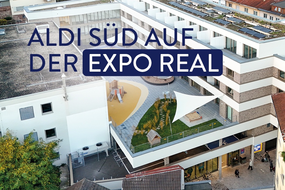 ALDI SÜD ist vom 6. bis 8. Oktober auf der Expo Real zu Besuch