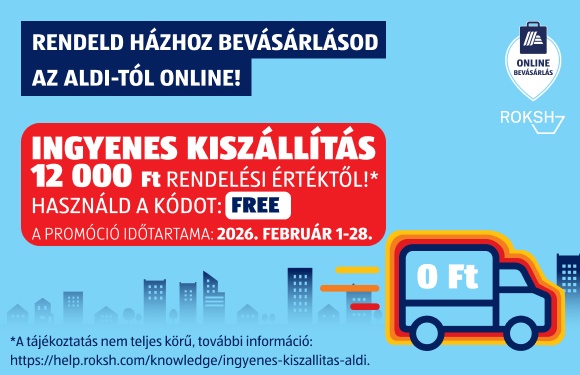 ALDI Roksh online bevásárlás
