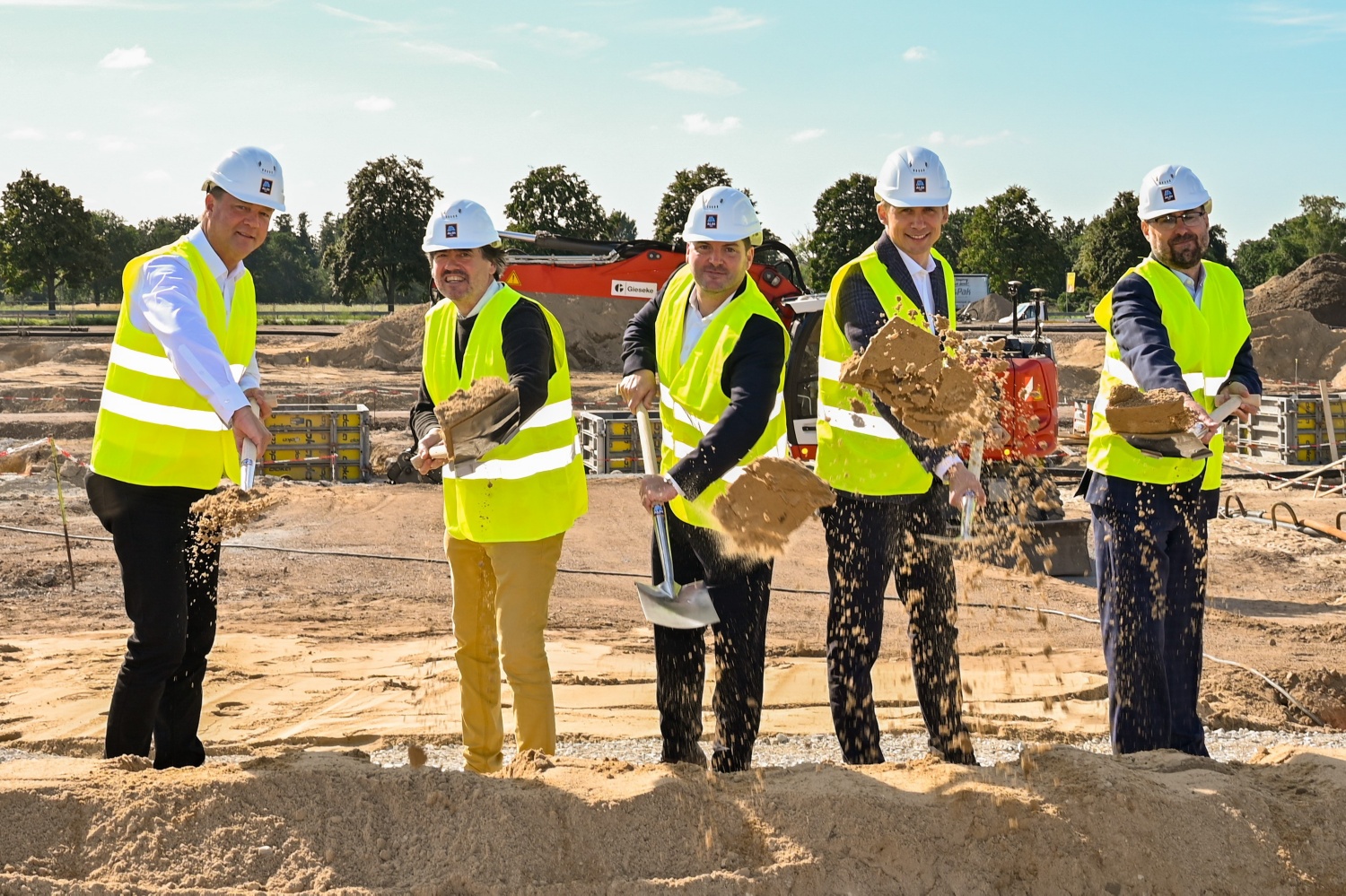 Spatenstich am neuen ALDI SÜD Distributionszentrum in Mörfelden-Walldorf