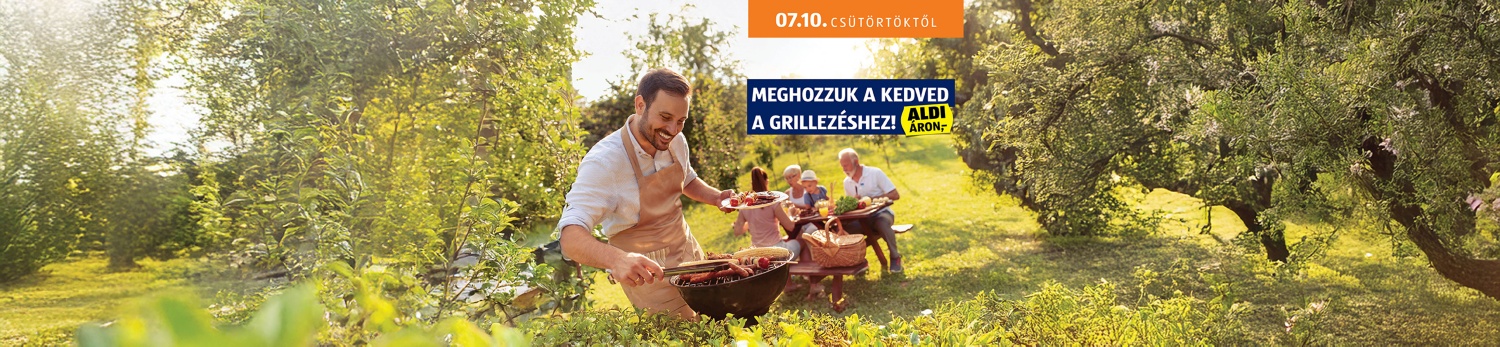 Meghozzuk a kedved a grillezéshez ALDI áron,-