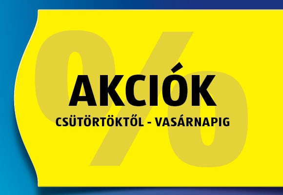 Akciók csütörtöktől vasárnapig, 2026.02.05-től 2026.02.08-ig