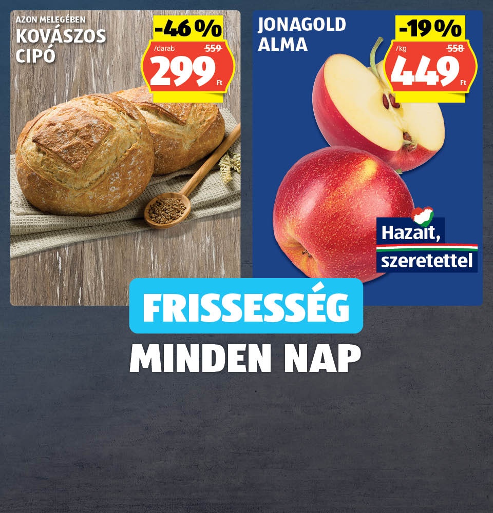 ALDI akciók hétfőtől