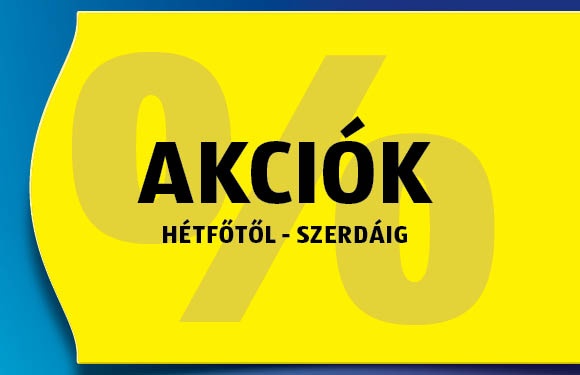 Akciók hétfőtől