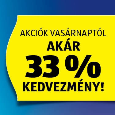 ALDI - Akciók vasárnaptól