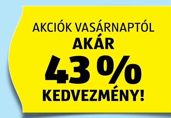 Akciók vasárnaptól szerdáig, 2025.11.09-től 2025.11.12-ig