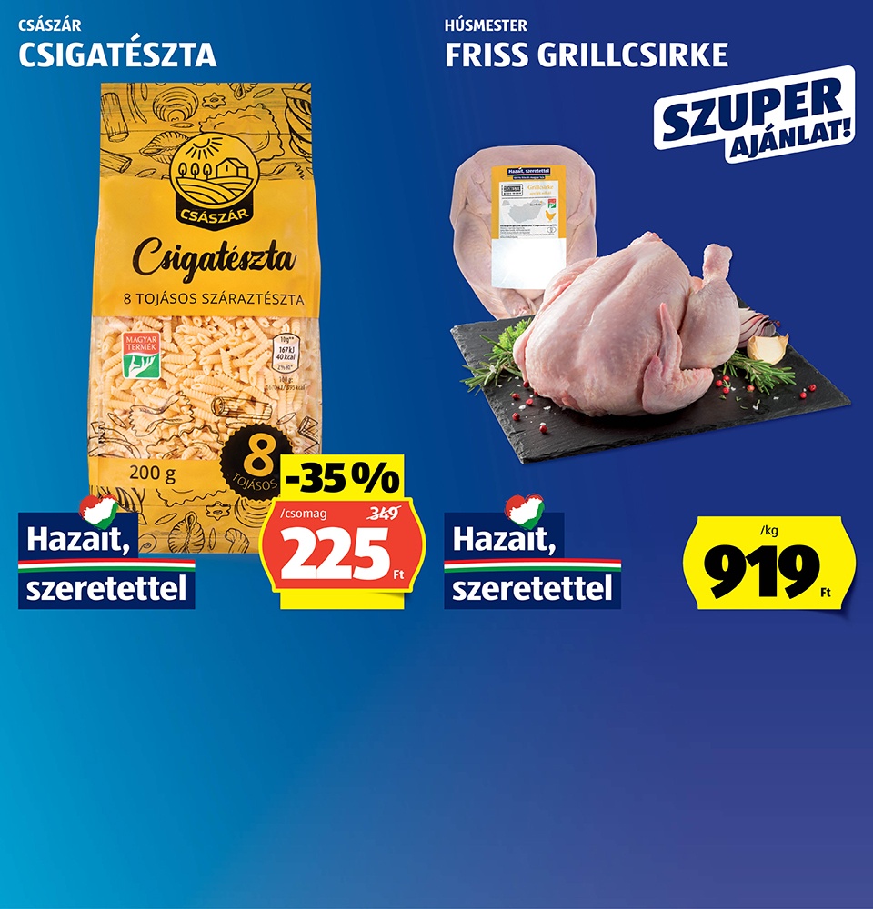 ALDI - Akciók vasárnaptól