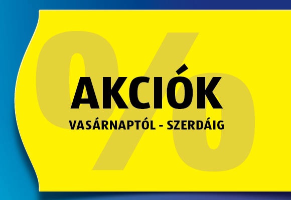 Akciók vasárnaptól szerdáig, 2025.12.07-től 2025.12.10-ig