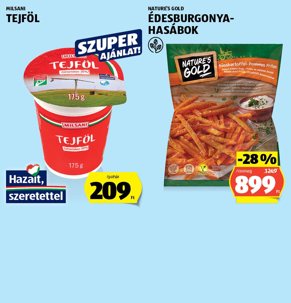 Akciók vasárnaptól