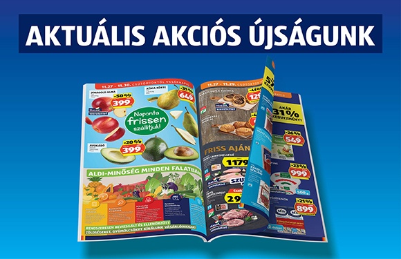 ALDI online akciós újságok