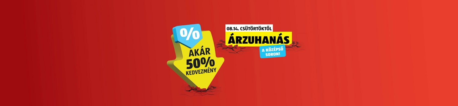 ALDI Árzuhanás a középső soron