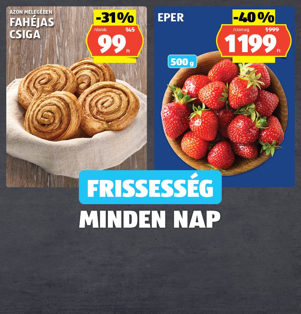 Akciók csütörtöktől