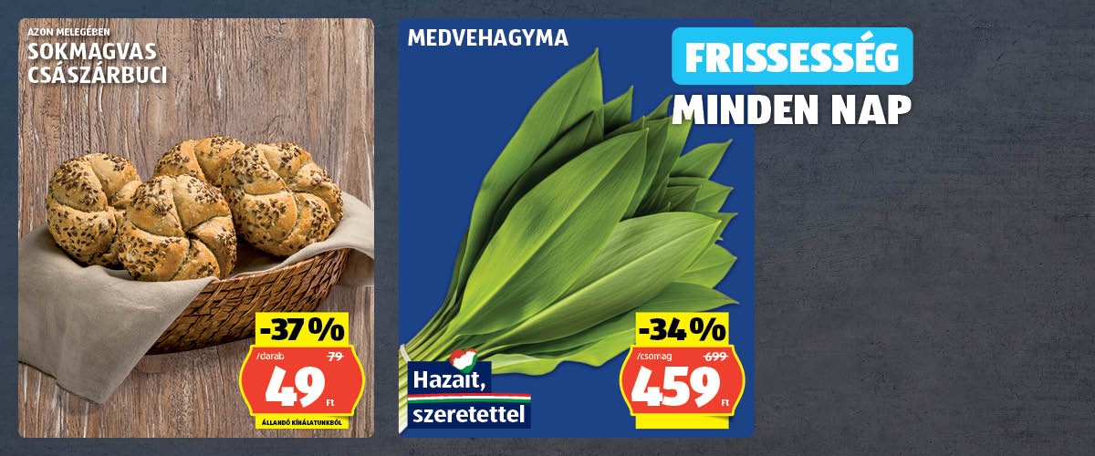 ALDI akciók hétfőtől