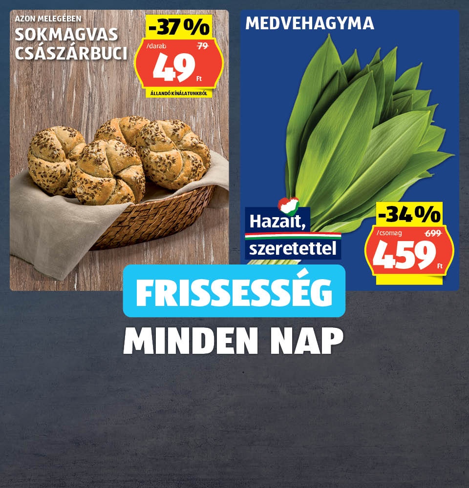 ALDI akciók hétfőtől