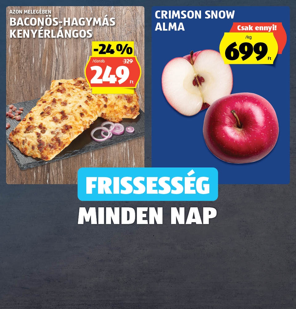 Akciók hétőtől szerdáig