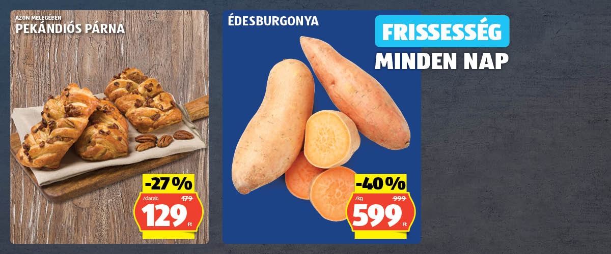 Akciók hétfőtől szerdáig