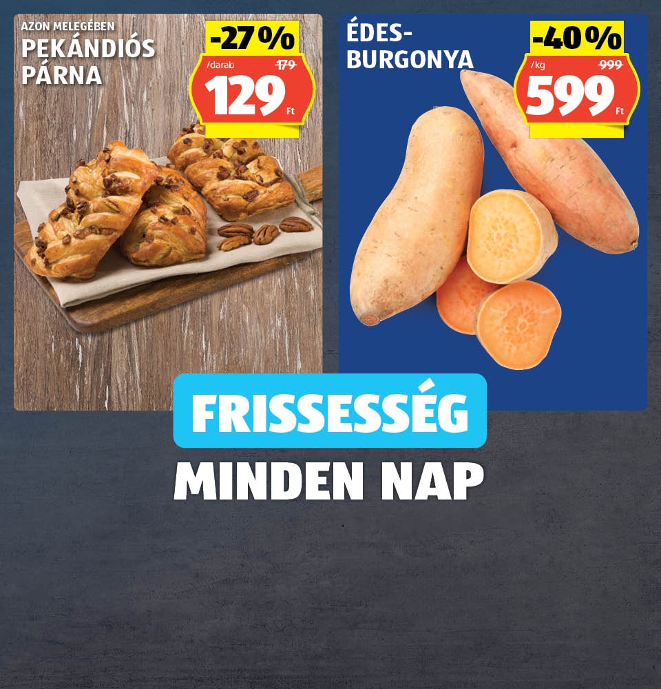 Akciók hétfőtől szerdáig