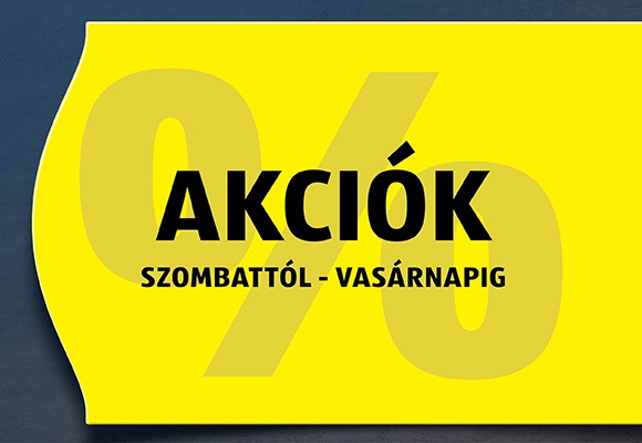 Hétvégi akciók szombattól vasárnapig, 2026.01.03-tól 2026.01.04-ig