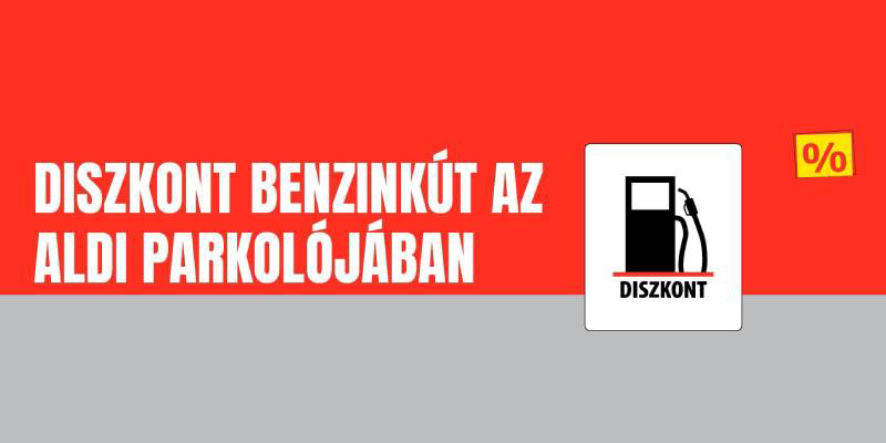 ALDI diszkont benzinkút