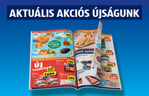 ALDI online akciós újságok