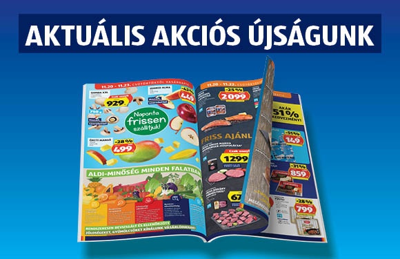 ALDI online akciós újságok