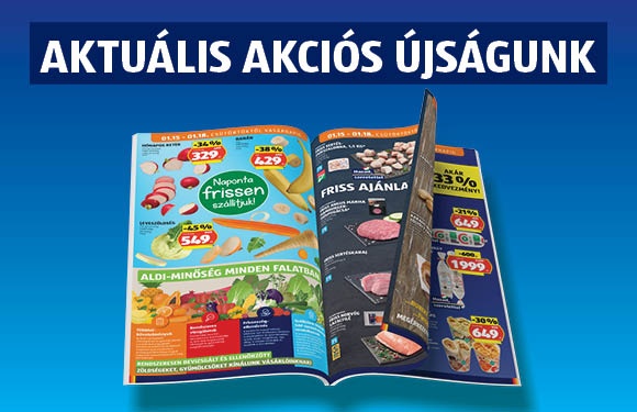 ALDI online akciós újságok