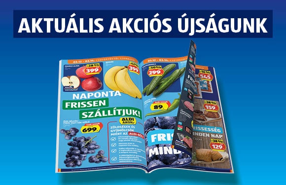 ALDI online akciós újságok