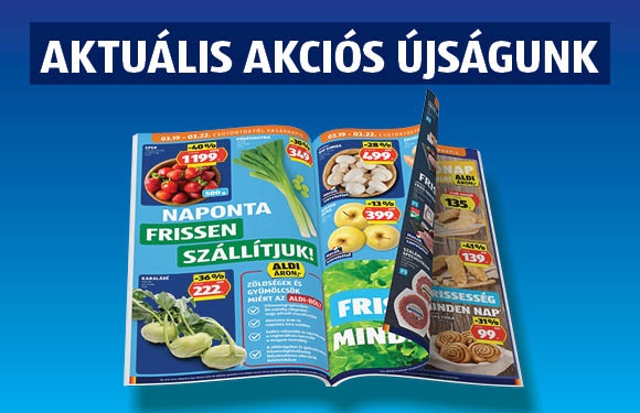 ALDI online akciós újságok