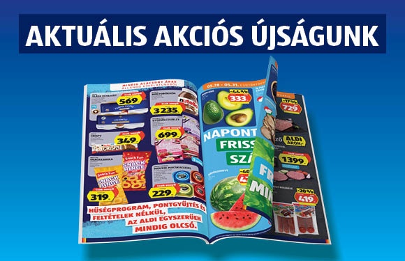 ALDI online akciós újságok