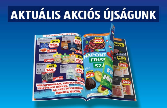 ALDI online akciós újságok