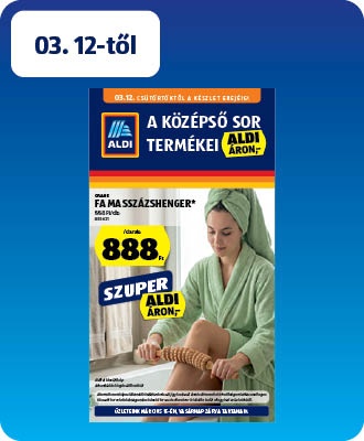 ALDI Középső sor termékei