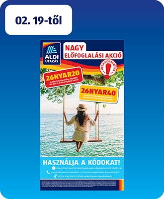 ALDI Utazás katalógus