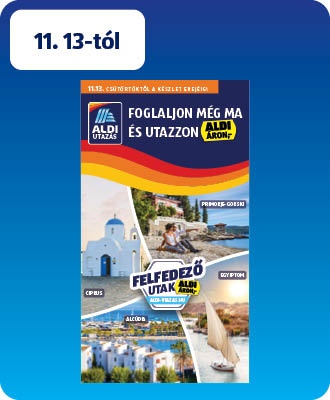 ALDI Utazás katalógus